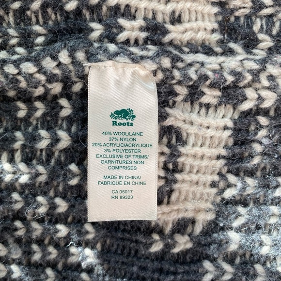 Roots Wool Knit Zip up Cardigan - Picture 6 of 6